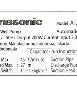 Máy bơm nước tăng áp Panasonic 200W A-200JAK 15
